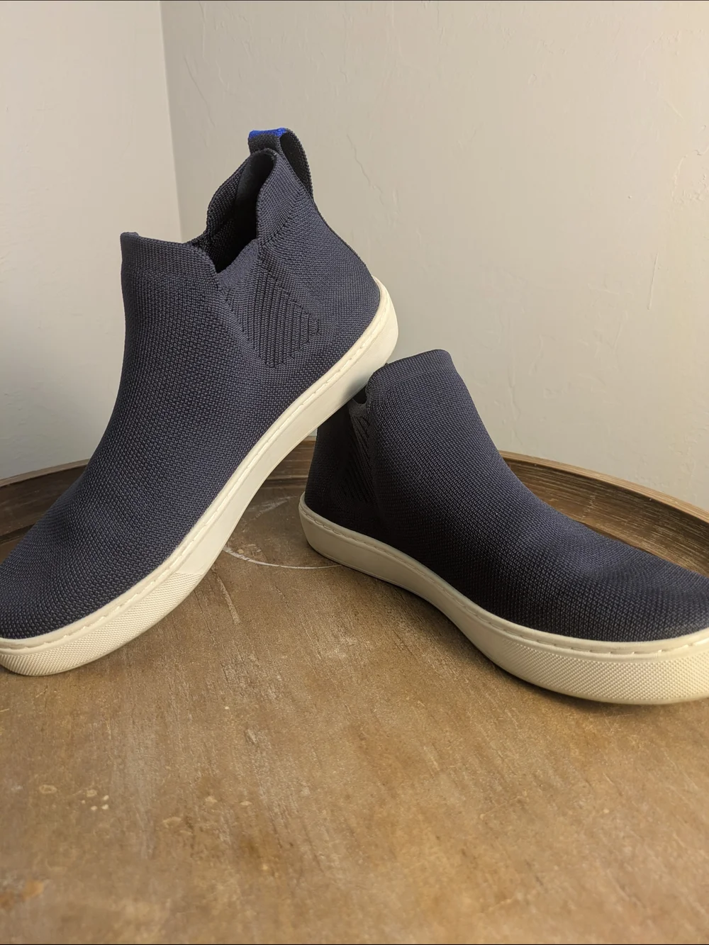 Rothy's Nightfall Knit Slip-On High-Top Chelsea Boot 8